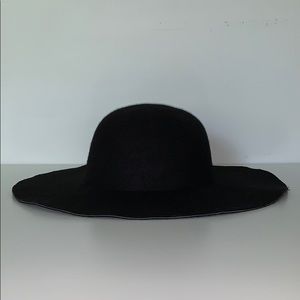 Black Floppy Hat